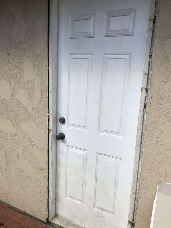 Modern 30X72 Exterior Door with Simple Decor