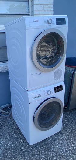 Washer and dryer set