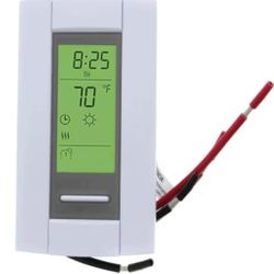 AUBE TH115-AF-GA/U Radiant Heating 120/240V Programmable Thermostat with Floor Sensor and GFCI