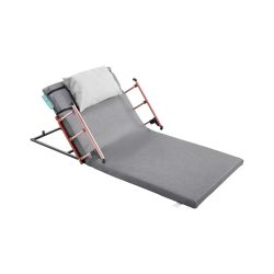157*Electric Lifting Backrest for Bed, 300 lbs Capacity, 4-68° Adjustable Lifting Bed Backrest, with Folable Guardrail & Headrest, Machine Washable, A