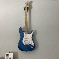 Guitar, with case and cords