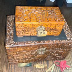 Antique Chinese Camphor Boxes
