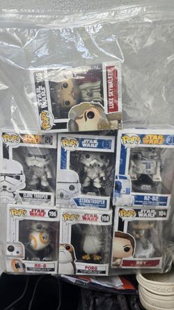 STAR WARS FUNKO POP AND DVD 