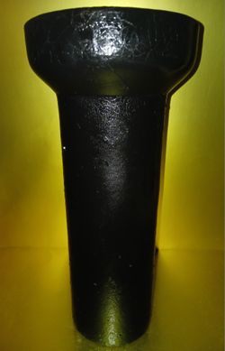 Tall Handmade Stoneware Pottery Urn Vase