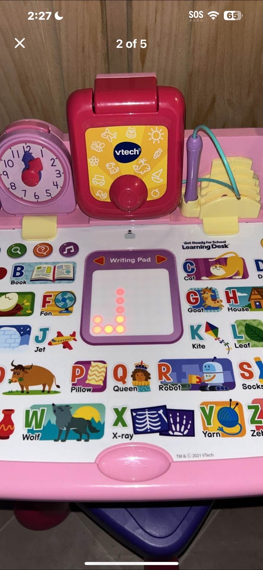 VTech Get Ready for School Learning Desk Alphabet Toys Baby and Toddler Toy