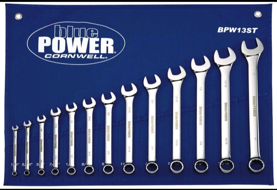 Cornwell Tools Blue Power 13 PC. Combination Wrench Set