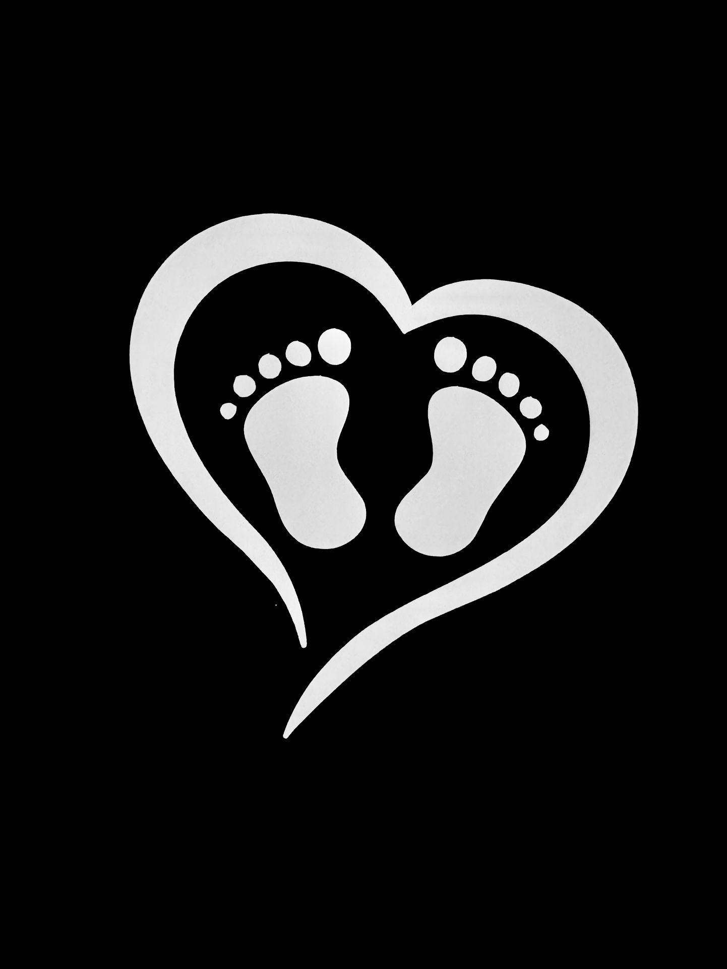 White Vinyl Decal 4” X5”