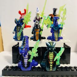 Snakes & Basilisks Minifigures Rare Bundle | New Custom LEGO Compatible Toys