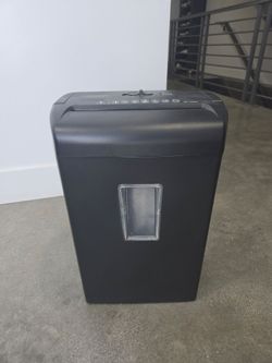 Bonsaii 10-Sheet Cross-Cut Paper Shredder – Clean & Works Great