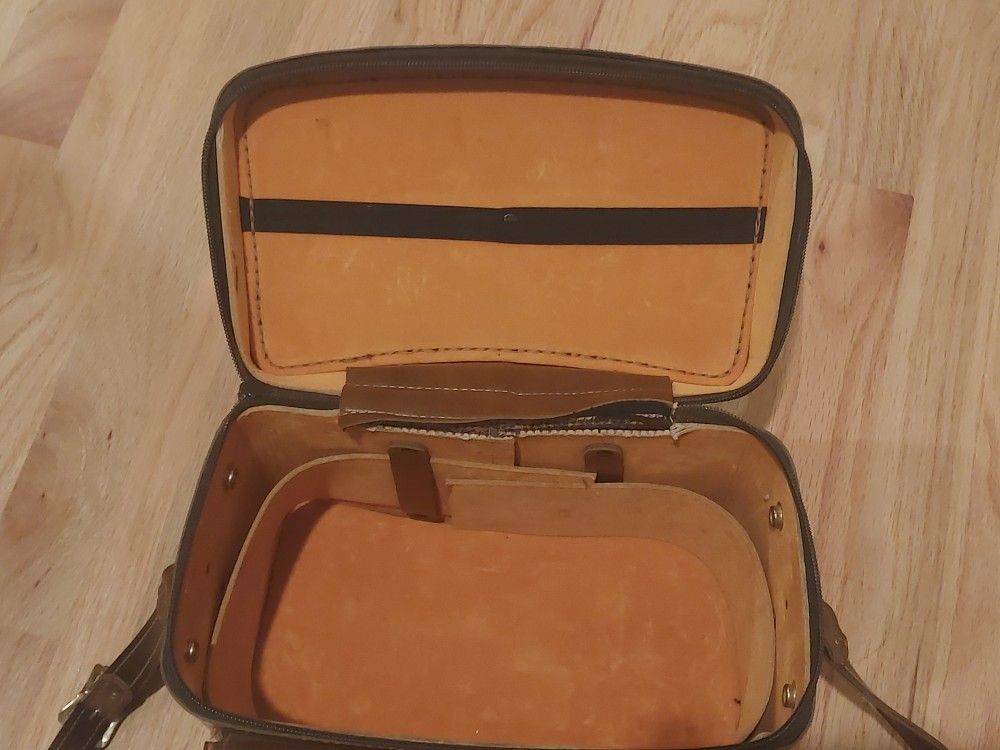 Zippered Leather Case