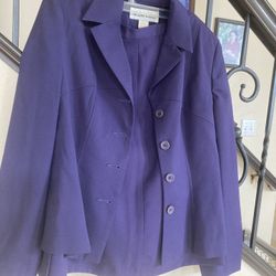 Purple Women Suit Size 10