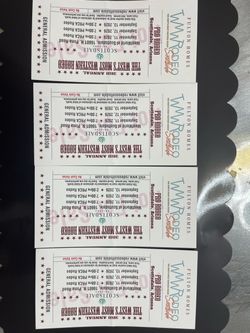 4 pro rodeo tickets for today