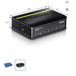 TRENDNET 5 Port 10/100 Mbps Green Net Switch 