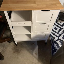 Kitchen Microwave Cart 