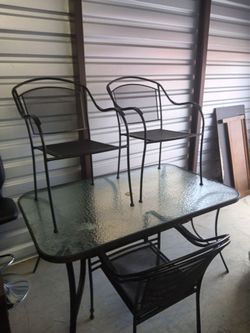Patio Table and Chairs Set