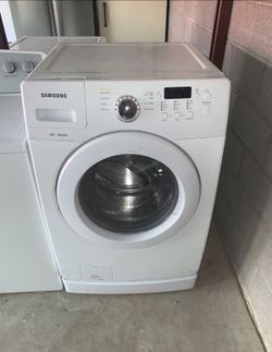 White Samsung Washer