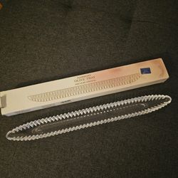 $20.00 - Godinger Brand, 24% Lead Crystal Olive Dish/Tray!  Elegant, Gorgeous  - 16" Wide! Like New In Box!