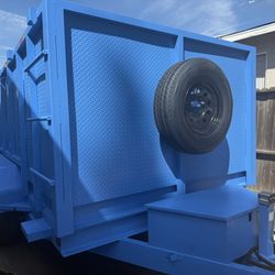 New 8x4x12 Scissor Lift Hydraulic Dump Trailer Fully Loaded 💎