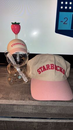 Starbucks Bear Cup and Hat Bundle