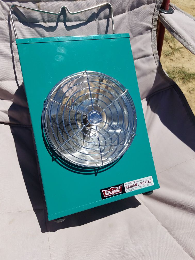 Vintage camping heater