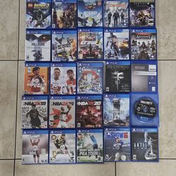 PS4 Games $10 Each