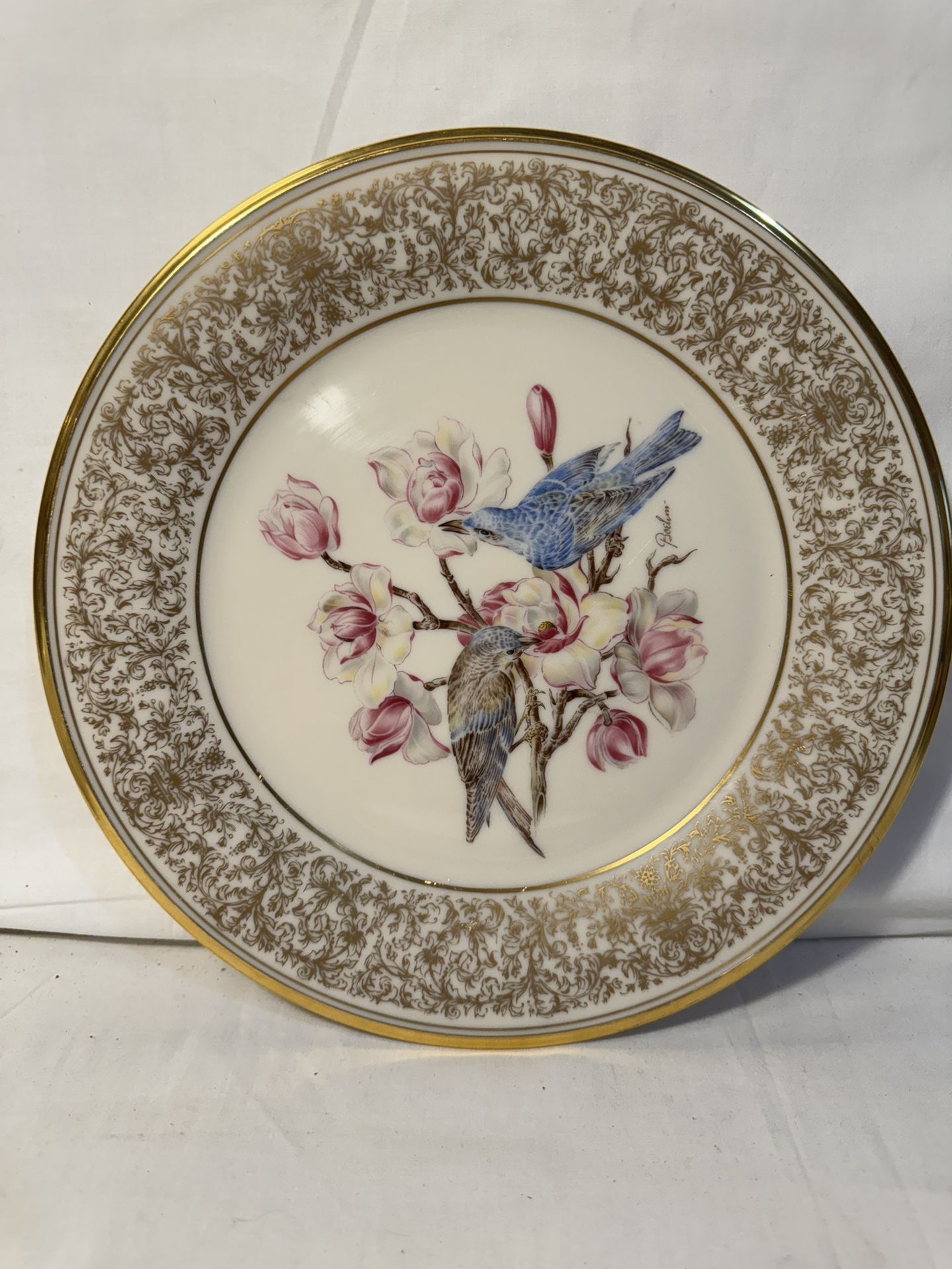 Lenox Collectible 1972 Blue Birds