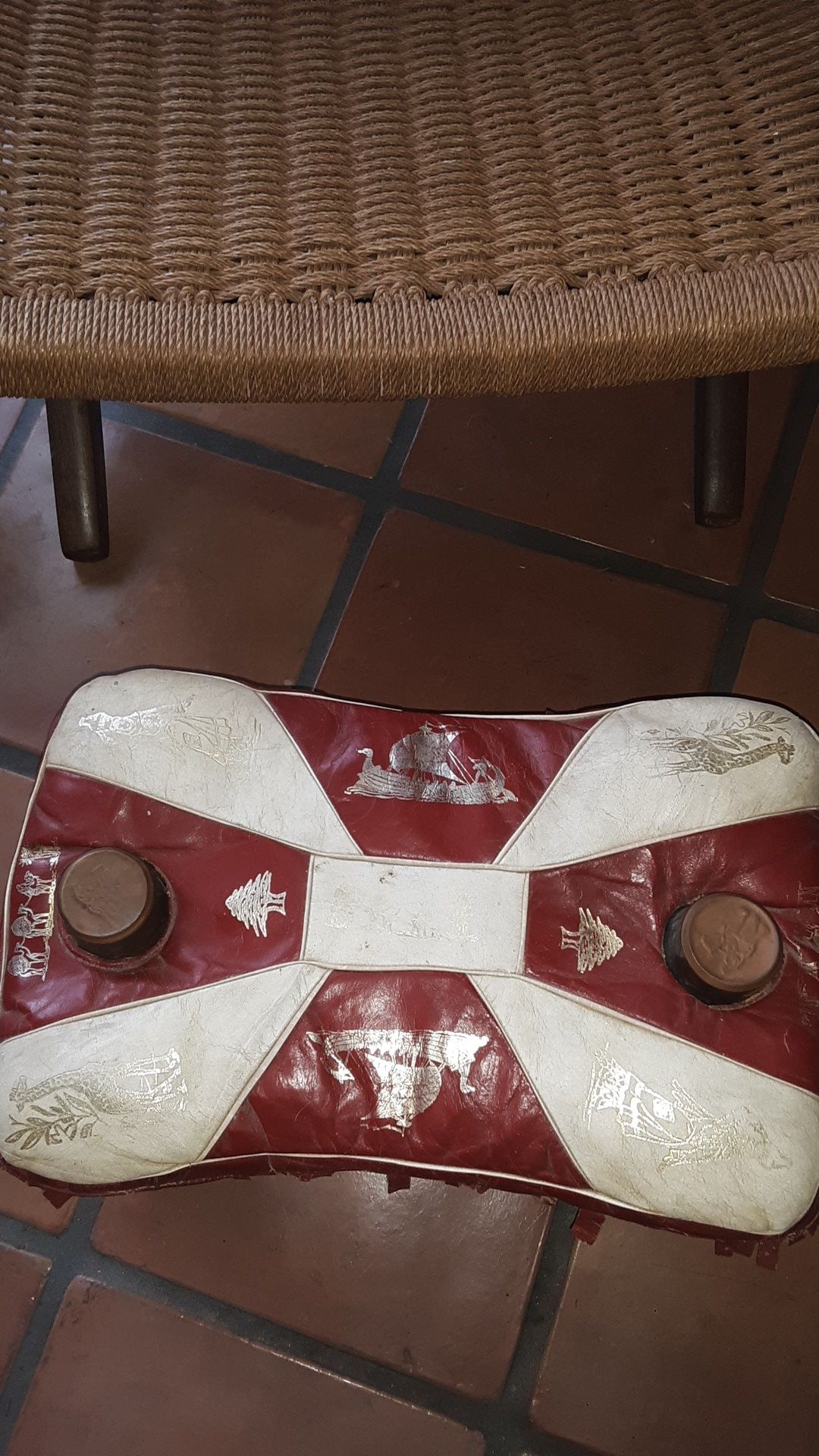 Vintage Camel Saddle Stool