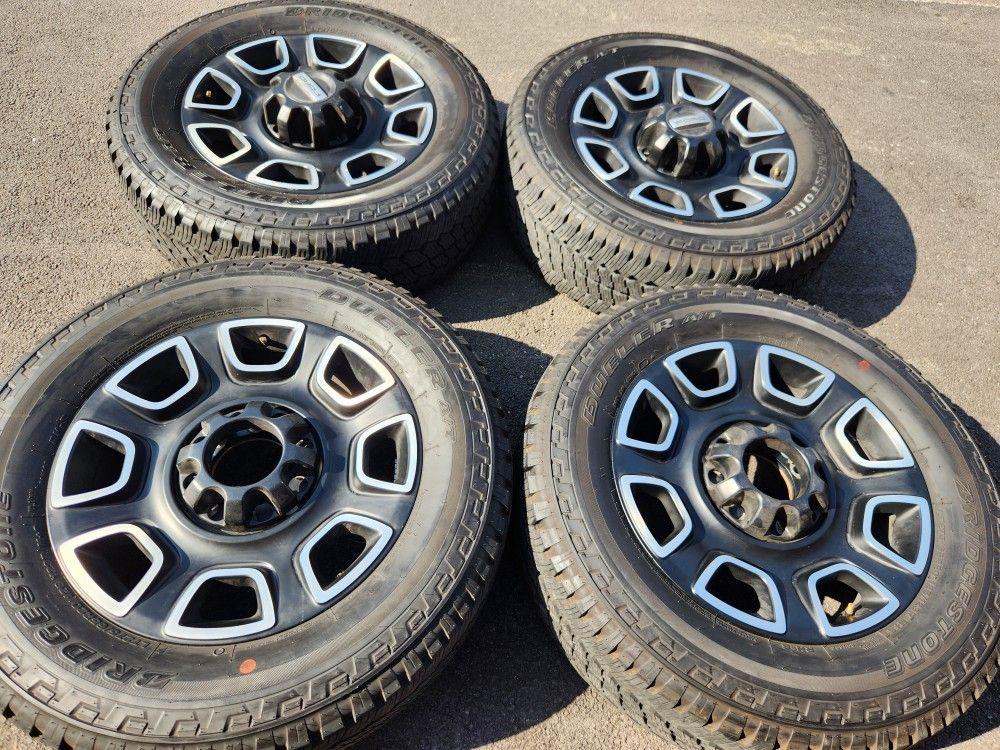 20" ford f250-350 oem wheels and tires