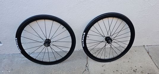 Fully Loaded "Novatech" Advanced Fixie Road Bike Wheels/Rims In Excellent Condition 10/10 (Never Used or Installed)