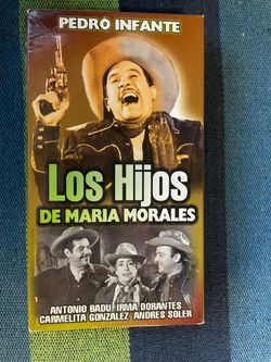 VHS Tape - Los Hijos de María Morales – Pedro Infante – VHS Película Clásica – $10