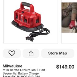 Milwaukee m18 6-pack sequential charger