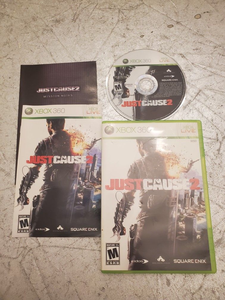 Just Cause 2 (Microsoft Xbox 360, 2010) video game CIB