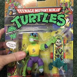 TEENAGE MUTANT NINJA TURTLES MONDO GECKO FIGURE NEW