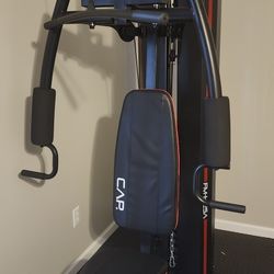 Cap Home Gym with 125 lb Weight Stack