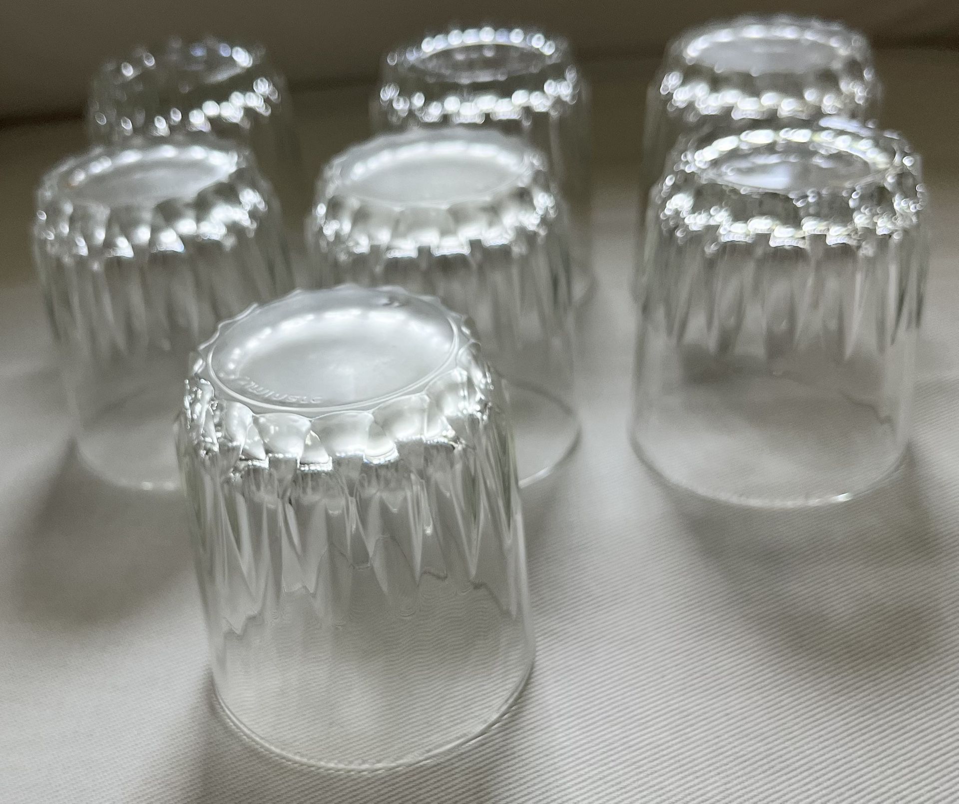 Vintage Luminarc Crystal Juice Glasses