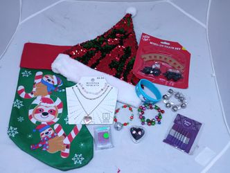 girls holiday stocking