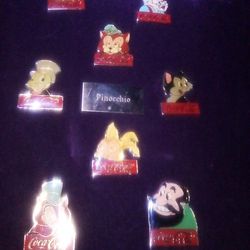 15th.Anniversary Coca-Cola /Walt Disney's Golden Pins