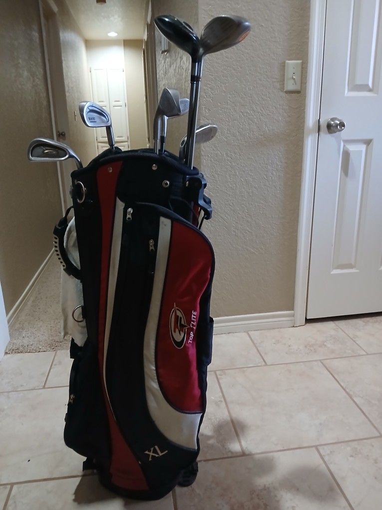 Golf Bag With 7 Clubs