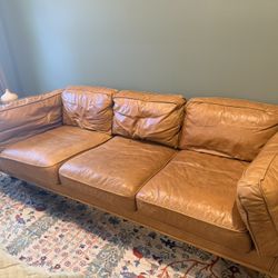 Leather 3 Seat Couch