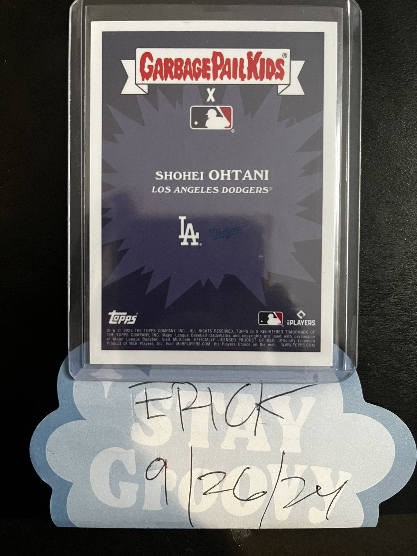 Topps Garbage Pail Kids X MLB Shohei Ohtani “Other Half Ohtani 11b 