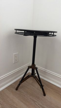Movie reel side table