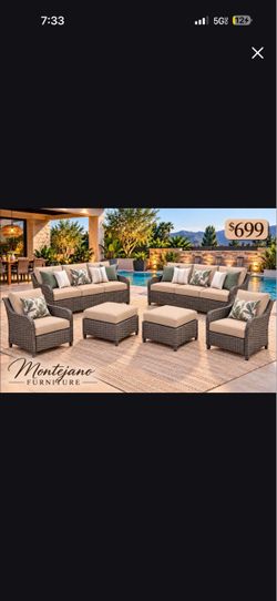 Patio furniture set