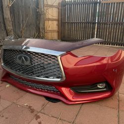Infiniti Q60 Red Sport Front Bumper
