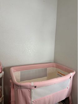 Pink bassinet
