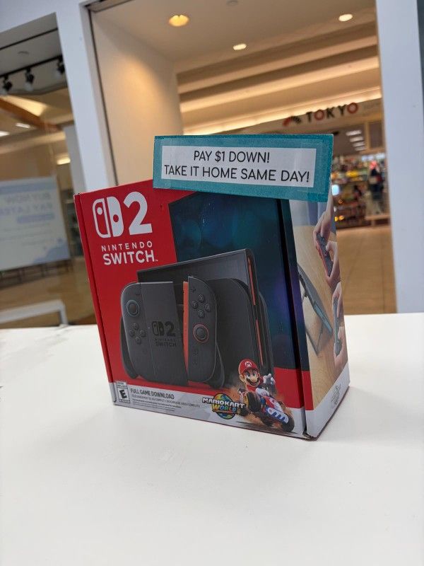 Nintendo Switch 2 Gaming Console New - Pay $1 DOWN AVAILABLE - NO CREDIT NEEDED