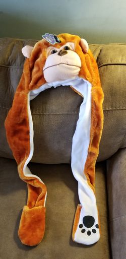 Long Paws Beanie and mitts hat