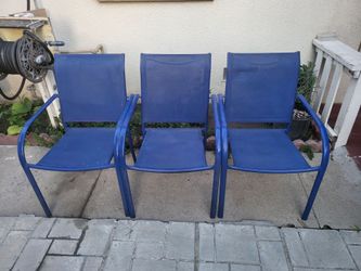 Blue chairs