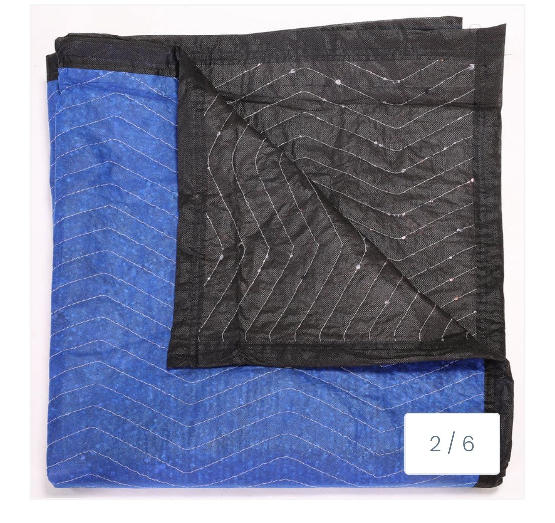 6 Pack Moving Blankets New 80 X 72” 55.00
