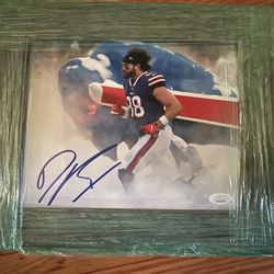 Dawson Knox signed Framed Photo 