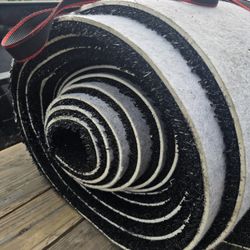 Black Turf With White Lines Athletic Synthetic Grass Gym Equipment Exercise Fitness Workout 